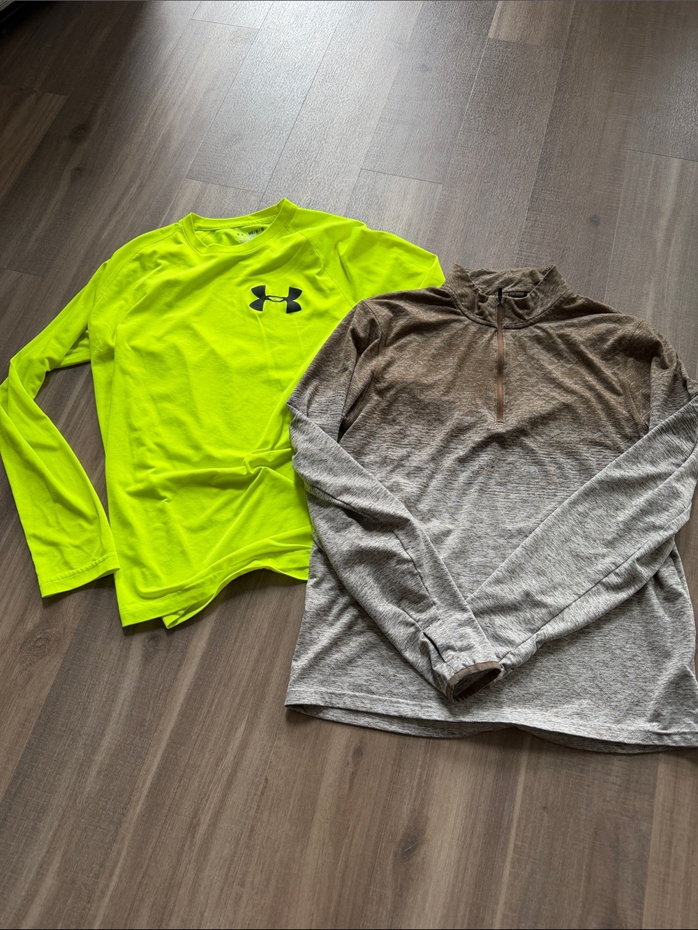 Mens medium long sleeve and 1/4 zip for sale.